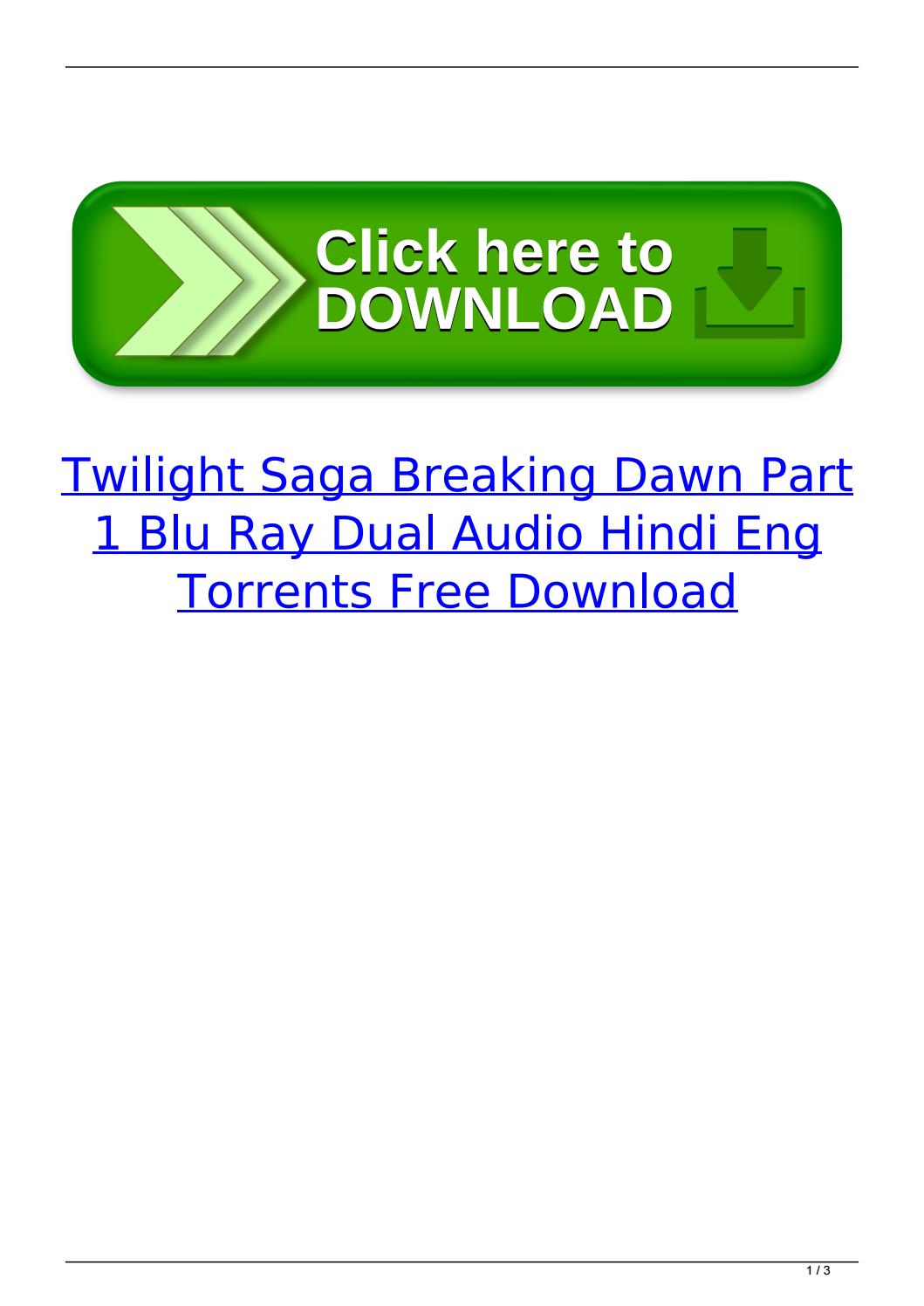 Free Download Twilight Saga Breaking Dawn 1 In Hindi In 480p Lasopasustainable